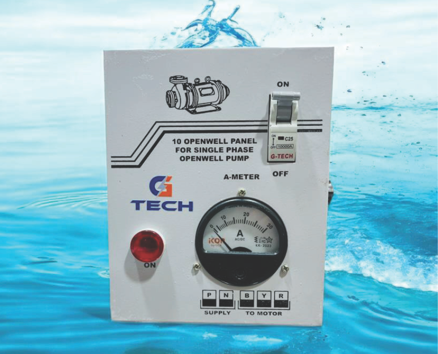 Round Meter Open Well Panel